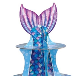 Mermaid Cupcake Stand Detail